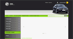 Desktop Screenshot of doplnkynaauto.cz